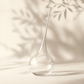 Drop Glass Watering Globe in MES ANGES warm ivory studio setting