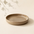 Lune Saucer 14 in MES ANGES warm ivory studio setting